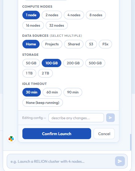 NUMEN assistant edit panel showing governed launch confirmation