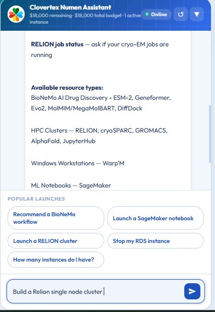 NUMEN assistant launch recommendations